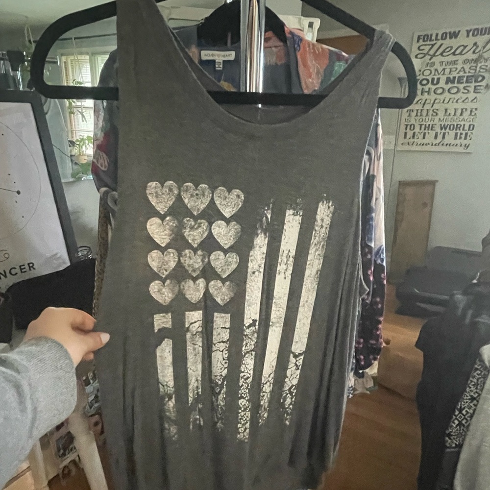 American Flag Tank Top